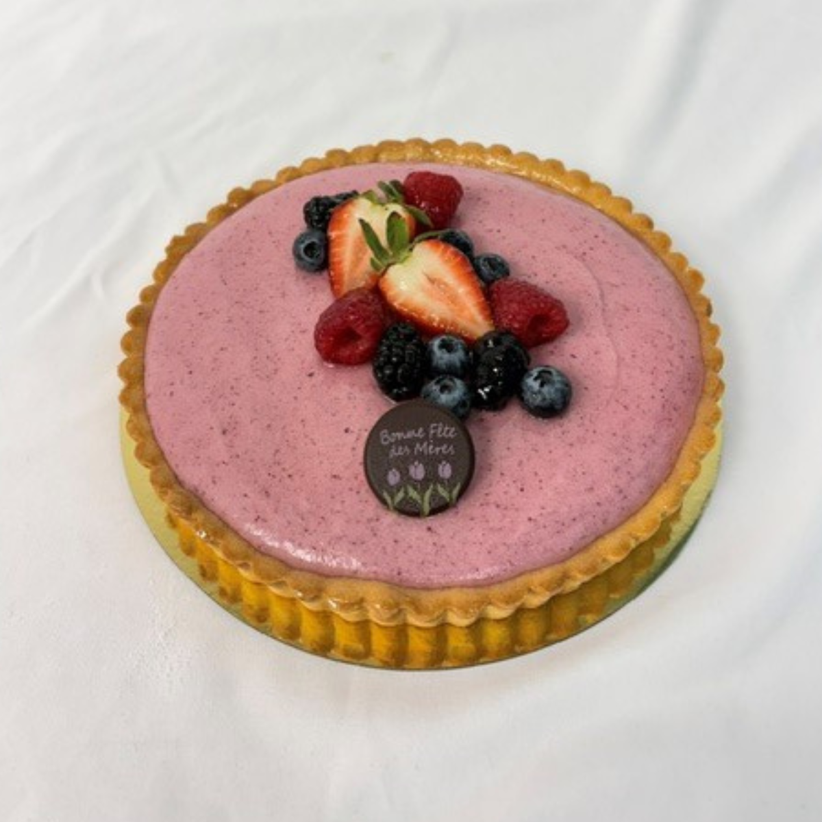 Tarte mousse aux petits fruits